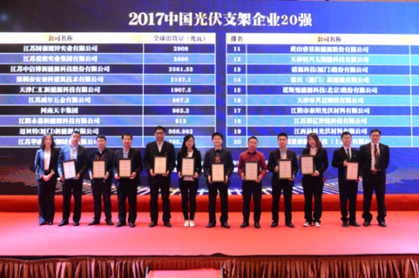 bb贝博中国（厦门）蝉联中国光伏支架企业20强排行榜