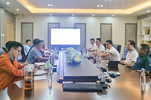 厦门市集美区副区长曾胜军一行走访bb贝博中国指导工作