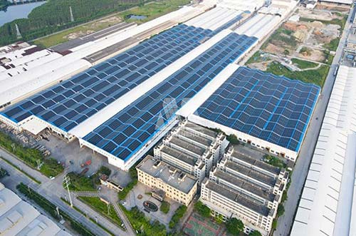 bb贝博中国助力嘉俊陶瓷21.5MW屋顶项目成功发电！