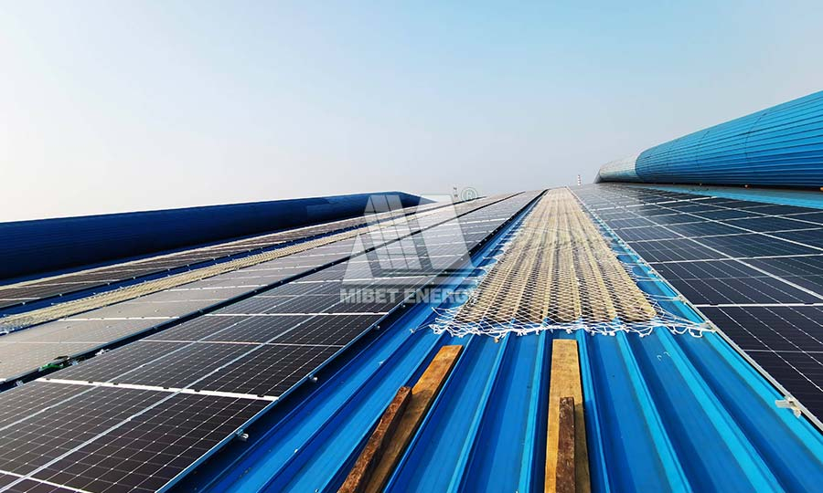湖北 彩钢瓦屋顶光伏项目 28MW