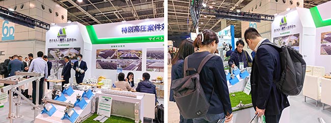展会现场-客人参观了解bb贝博中国产品